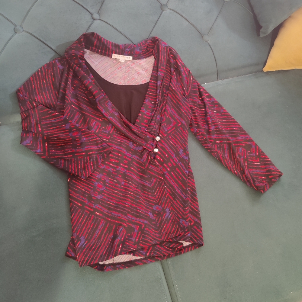 Classy top with button detail
